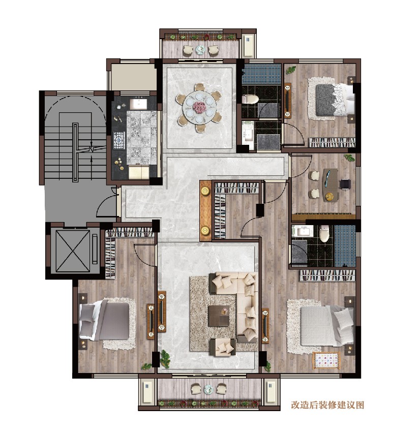 户型3 建筑面积：